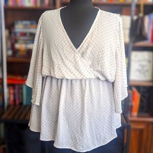 Torrid polka dot blouse 3x